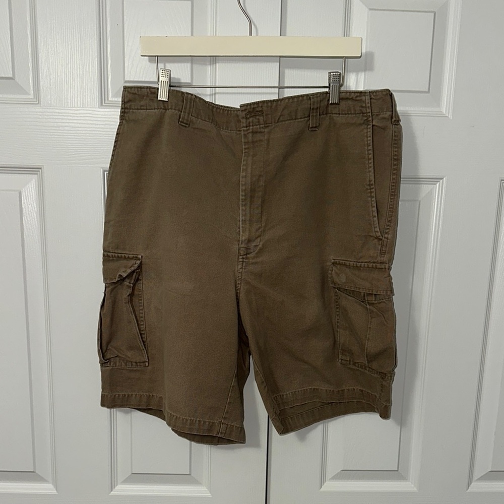 Banana Republic Brown Cargo Shorts Utilitarian Style